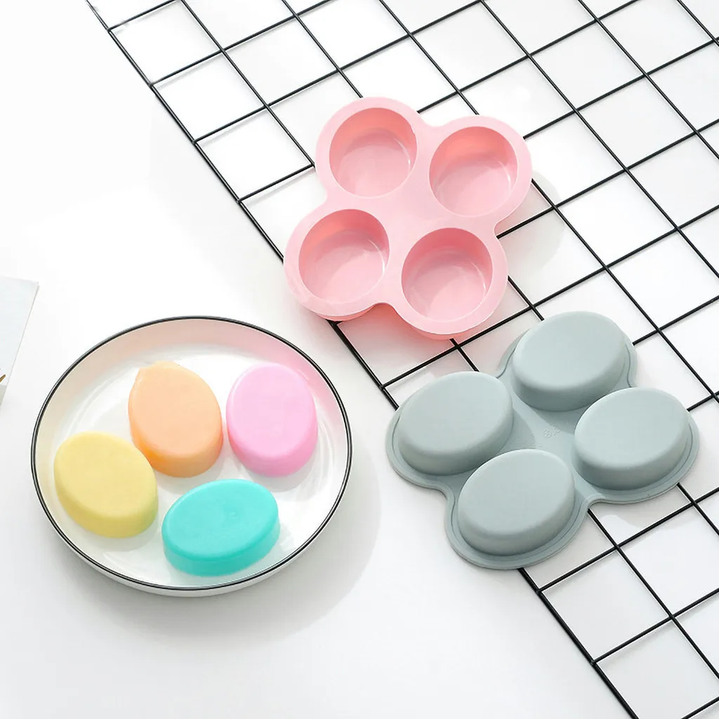 4 сетки многофункциональные силиконовые формы для мыла DIY ручной работы ремесло 3D кухня делая формы квадратные формы средство, мыло делая форму