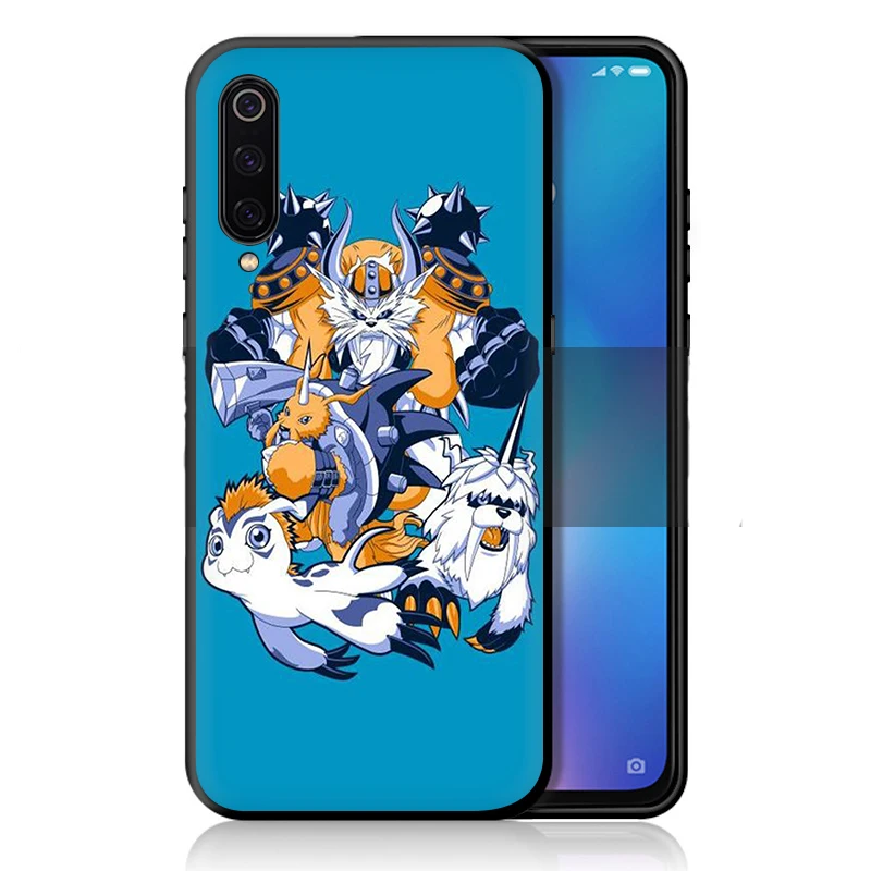 EWAU мультфильм Digimon силиконовый чехол для телефона для Xiaomi 5X6 6X8 9 SE A1 A2 Lite Max 3 F1 9T A3 Pro CC9 CC9e 9 Pro Note 10 - Цвет: B2