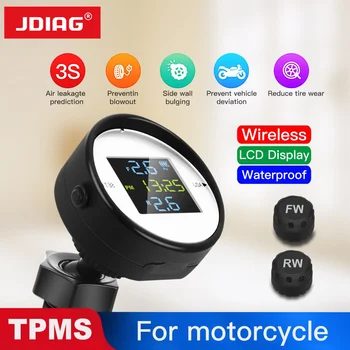 

Moto TPMS Tire Pressure Monitoring System Wireless Connection Tire Pressure Value Real-time Display Moto Tire Explosion-proof
