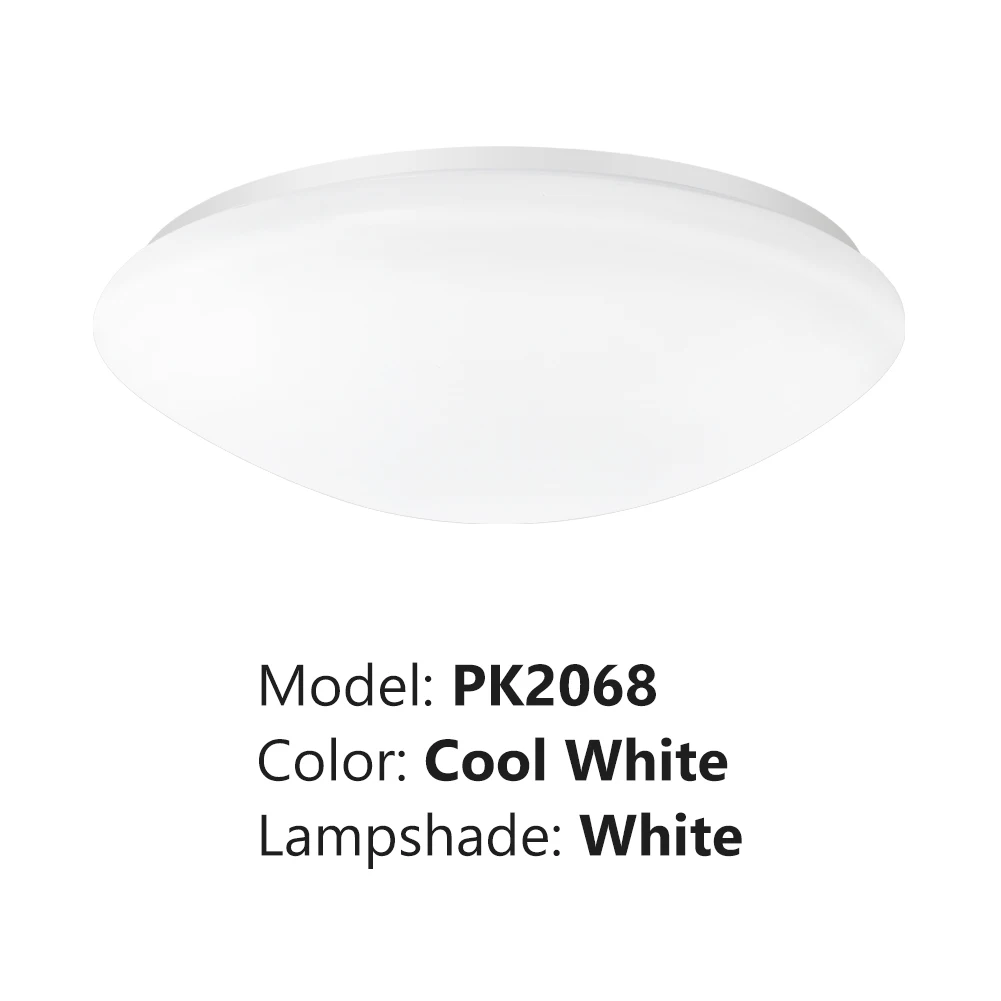 PK2069 24W Светодиодный потолочный светильник с регулируемой яркостью 220 В 12 Вт 18 Вт 24 Вт 36 Вт 72 Вт современный UFO потолочный светильник освещение для поверхностного монтажа приспособление для гостиной ванной комнаты - Цвет корпуса: PK2069 24W