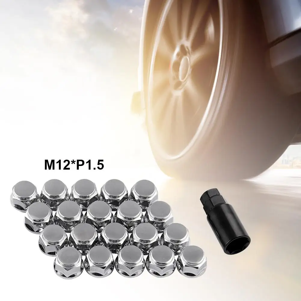Jdm шипы для колесных гаек 20 шт. M12 * 1 5 набор с защитой от кражи Honda гайки модификации