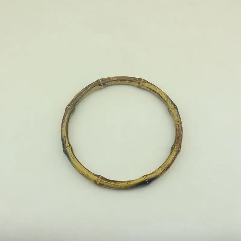 10Pc Round Faux Bamboo Plastic Bag Handles For Women Fashion Handbag Strap Chain Hardware Accessories DIY Leather Craft