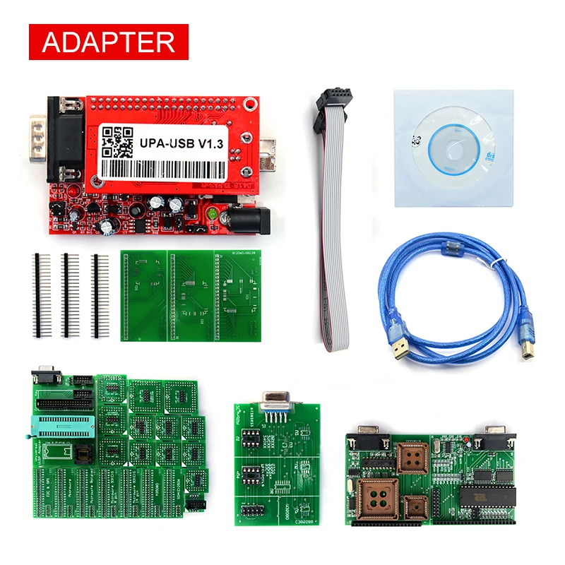 Upa usb программатор Основной блок с полным upa usb адаптер ECU чип тюнинг upa программатор upa-usb