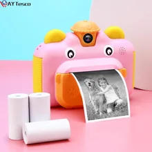 Appareil Photo instantané pour enfants, 1080P HD, carte de 32 go, jeu de société, cadeaux de noël