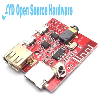 

Car Bluetooth 4.1 MP3 WAV Decoding Board 3W Speaker Amplifier Audio Receiver Module Support USB/TF/U-DISK/IR Remote Control