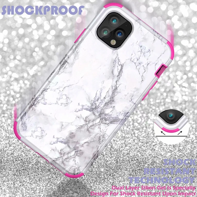Для iPhone 5 5S SE 6 6S 7 8 Plus X Xs Xr 11 Pro Max PC+ Силиконовые Стразы защитный чехол для iPhone X противоударный чехол