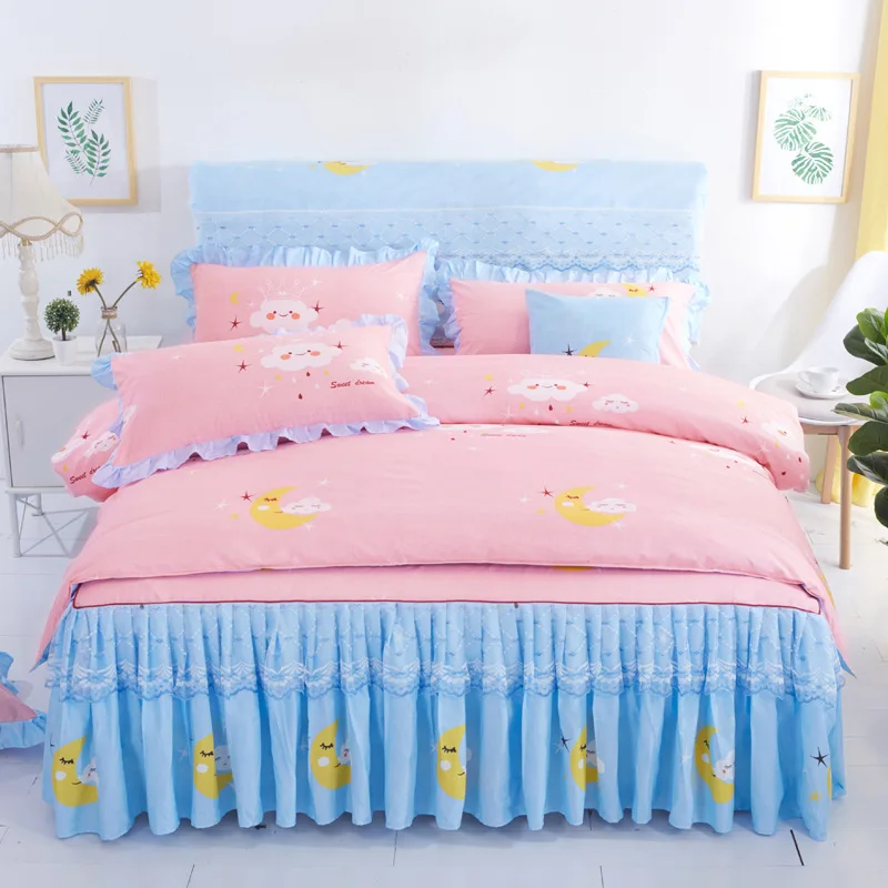 Bedding set-11 Щеткой кружевной комплект постельного белья 3/4 шт. Постельное белье Одеяло Покрывало наволочки комплект постельного белья королевского размера домашний текстиль комплект постельного белья - Цвет: Bedding set-11