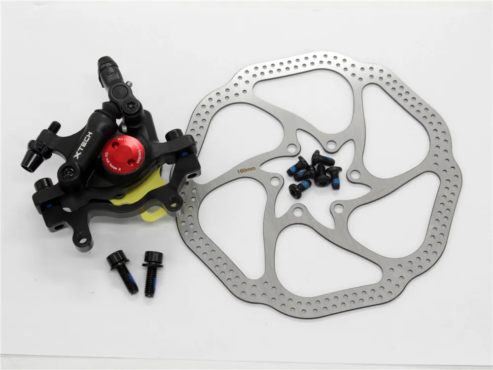 Black Rear HS1 Зум HB-100 тормоз для велосипеда MTB HB100 велосипедные тормоза суппорт w роторы части велосипеда гидравлический поршень двухсторонний - Цвет: Black Rear HS1
