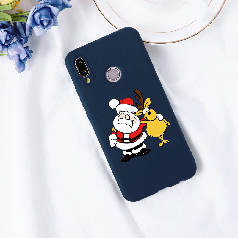 Модный силиконовый чехол с рождественским оленем для huawei P30 P20 Pro P10 Nova 4 3 mate 20 10 Pro для Honor 20 10 9 View 10 Чехол - Цвет: Ksl-sdlrlhl