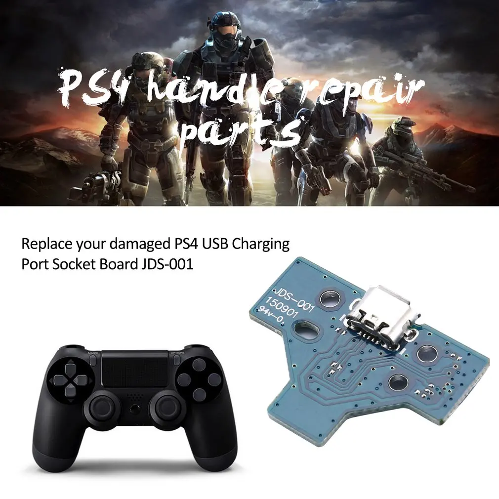 JDS-001 011 030 040 055 usb разъем для зарядки для PS4 контроллер геймпад запчасти