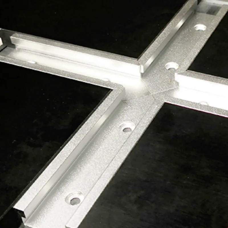 Деревообрабатывающий желоб Т образный слот крестовой соединитель направляющая