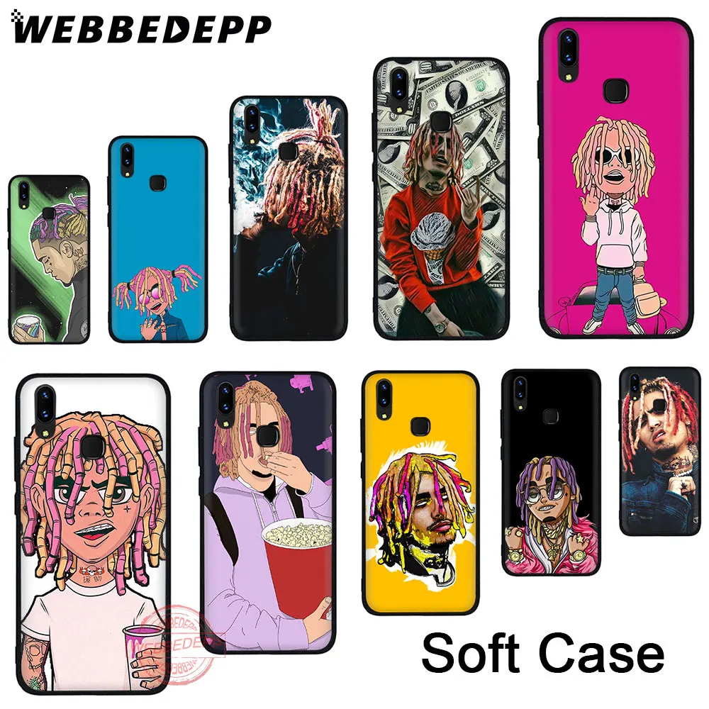 

WEBBEDEPP 43N Lil Pump Soft Silicone Phone Case for Huawei Y6 Y7 Y9 Prime P Smart Plus Z 2018 2019 Back Cover