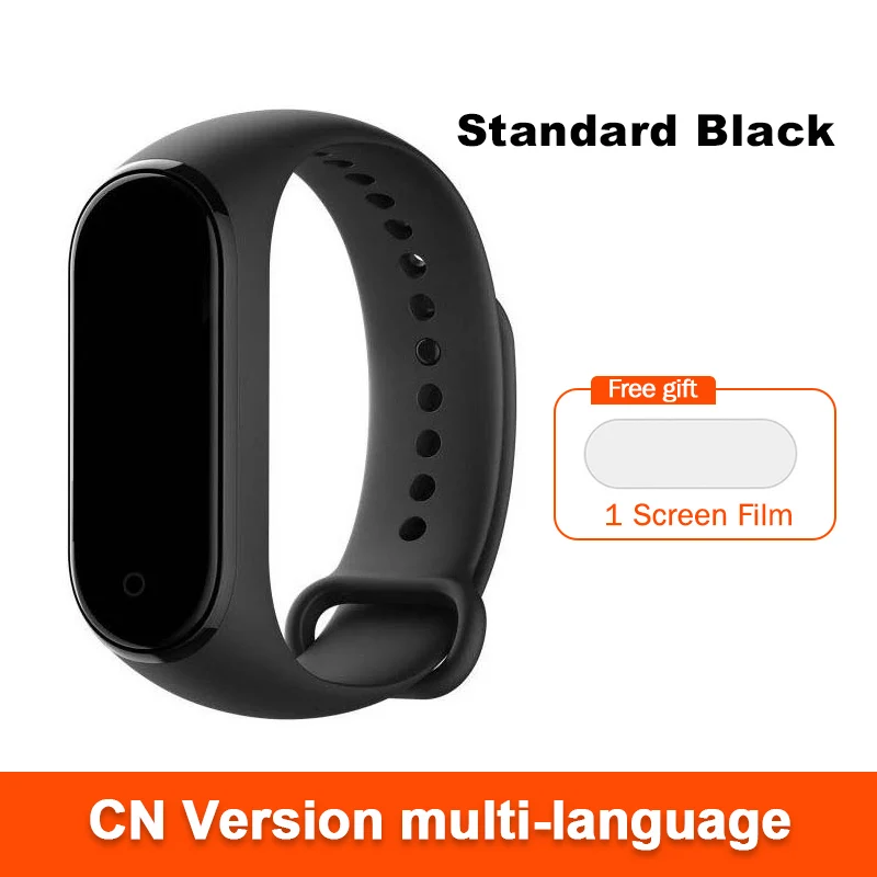 CN Mi Band 4 Глобальная версия опционально Xiaomi Mi Band 4 умный Браслет Пульс фитнес 135 мАч цветной экран Bluetooth 5,0 водонепроницаемый - Цвет: CN Mi Band 4
