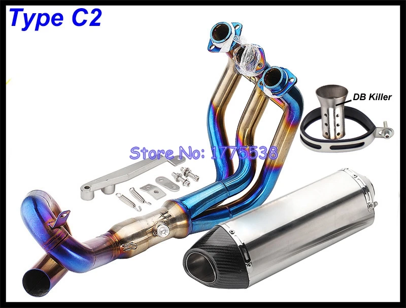 MT09 MT-09 FZ09 FZ-09 XSR900 полный глушитель выхлопной трубы мотоцикла Системы заголовок Передняя Труба для MT09 FZ09- XSR900