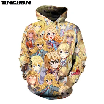 

Anime Hoodie Cool Punk Girls Selfie 3d Print Pullover Unisex Funny Comic Sweatshirt Hip-hop Street Tops Plus Size XS 6XL 7XL