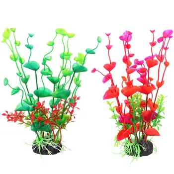 

2pcs Simulation Aquatic Plants Decoration Vivid Durable Artificial Decor for Decoration Underwater