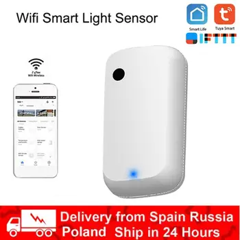 

Tuya WIFI Smart Light Sensor Smart Home Light Automation Sense Linkage Control Compatible With Alexa ,Google Home IFTTT Homekit