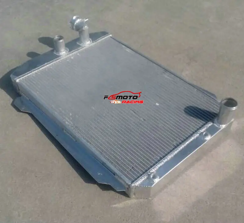 

2 Row All Aluminum Radiator For 1939 Chevy Hot / Street Rod 350 V8 W/Tranny Cooler
