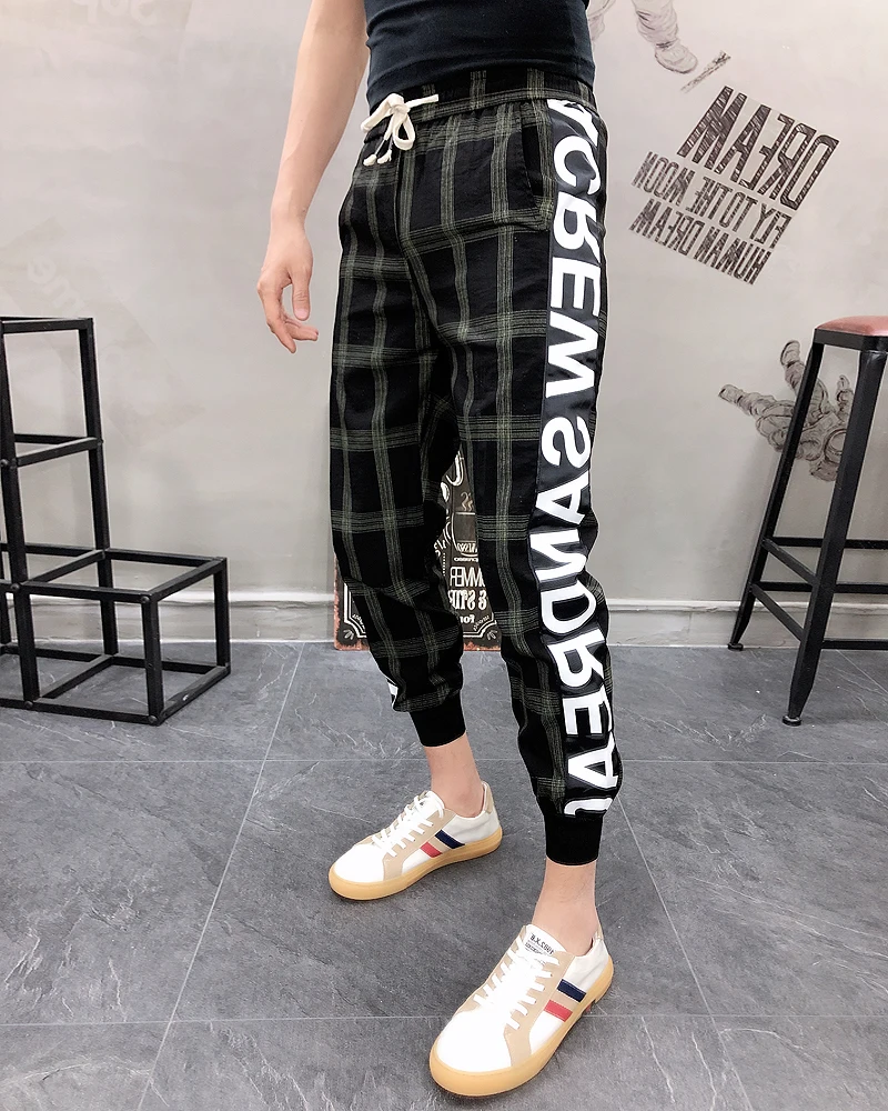 Zomer уличная петух Afdrukken человек брюки джоггеры Broek Heren хип хоп повседневные Harembroek Pantalon Homme мужские худи