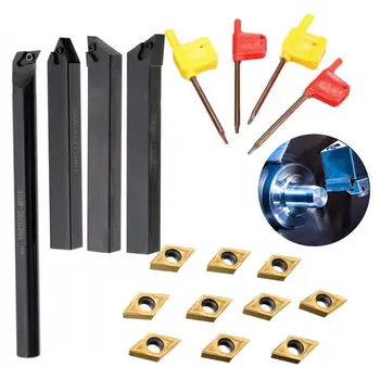 

18pcs Lathe Holder Boring Bar Inserts Wrenches Metalworking Turning Tool Replace