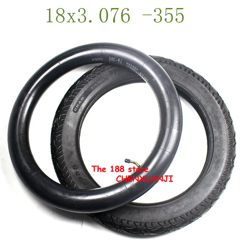 Износостойкая Высококачественная шина внутренняя труба 18X3,0 76-355 подходит для электромобиля дизайн 18*3,0 внедорожные шины monowheel