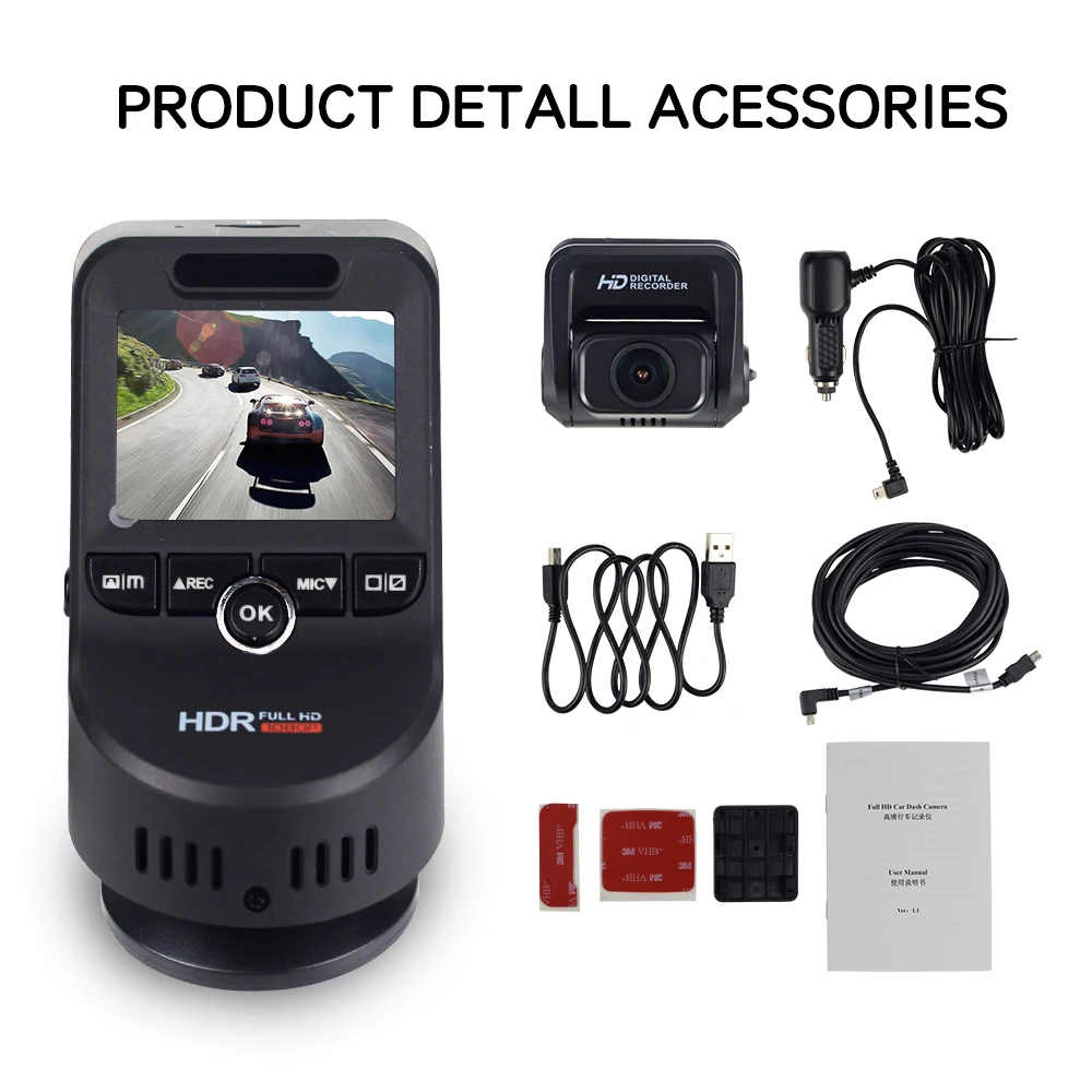 Видеорегистратор T691C с двумя объективами 4K Ultra HD wi fi 2160P 60 кадров/с ADAS 1080P датчик Sony