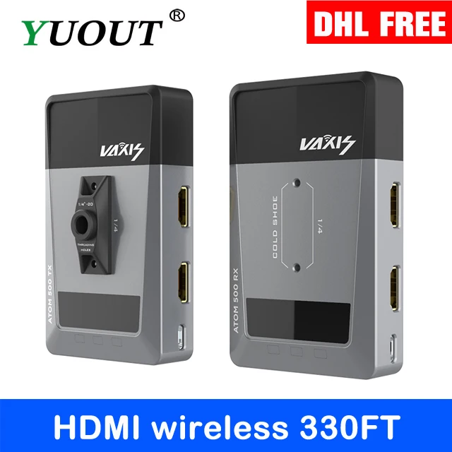 Vaxis ATOM 500 HDMI 1080P передача для камеры Ipad изображения беспроводной видео HD передатчик приемник VS Hollyland mars 400S 300