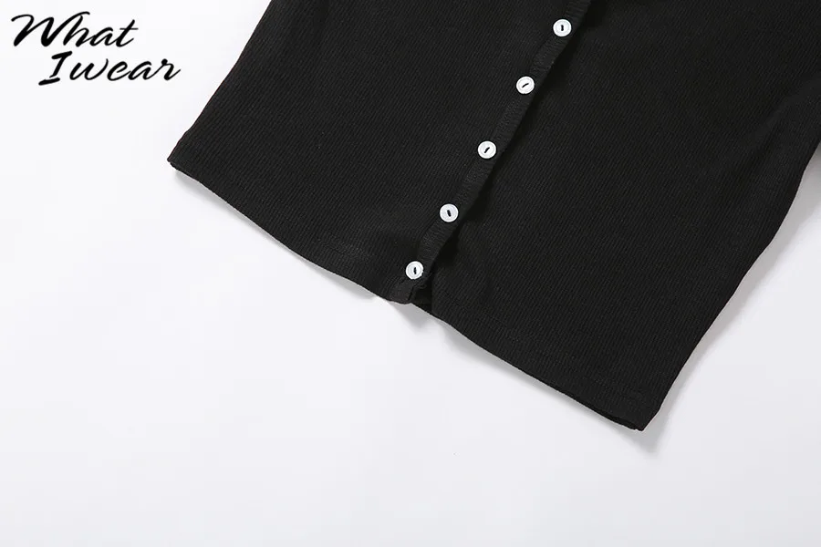 Women sexy slim short sleeve t-shirts o-neck buttons female stretchy short tees ctop tops party basic soft fabric 2020 summer