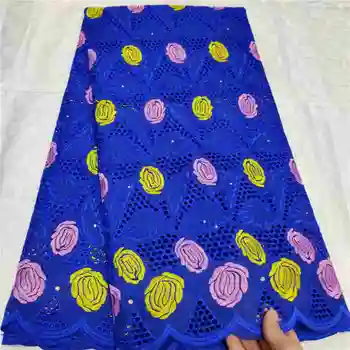 

Colorful Swiss Voile Lace In Switzerland High Quality African Lace Fabric Embroiderey Nigerian Lace Fabric For Garment 5yards