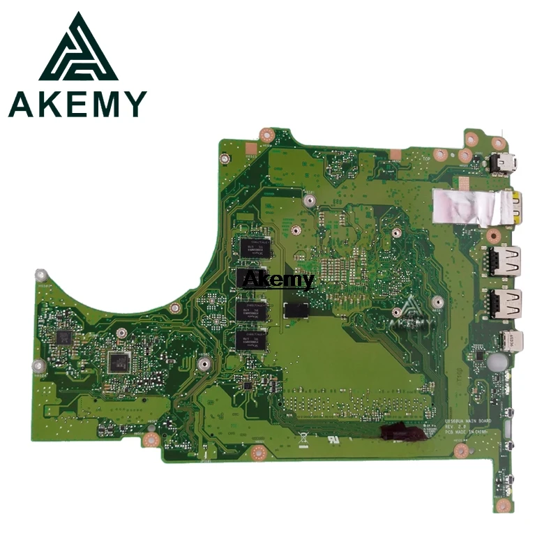 Материнская плата для ноутбука ASUS UX560UA-1B Q504UA с процессором I5-6200U PN 60NB0BZ0-MB1300 8 ГБ ОЗУ DDR3 тест ОК
