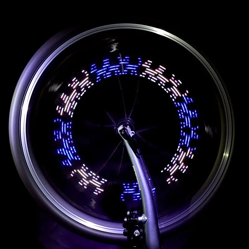 

New LED Motorcycle Cycling Bicycle Signal Wheel Brace Light 30 Colors Change Outdoor Sports Light Wheel Signal Tire Spoke Light
