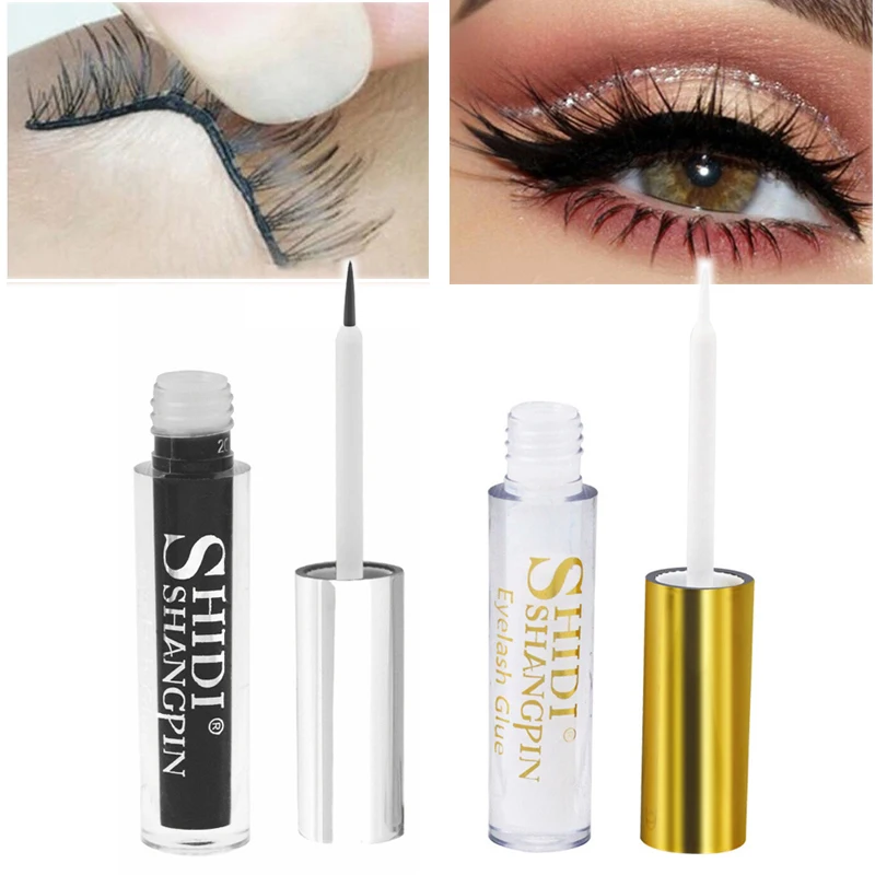 

Quick Dry Eyelash Eyelash Glue 5ML Lash Glue Clear Black Lashes Glues Mink Eyelashes Cosmetic Tools Primer For Eyelash 1pcs