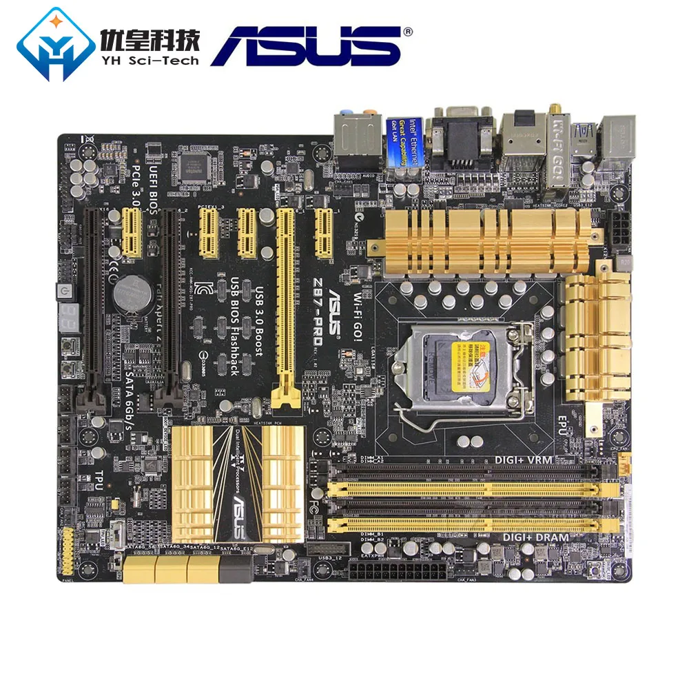 Asus Z87-PRO Intel Z87 Оригинал Б/у настольное гнездо для материнской платы LGA 1150 Core