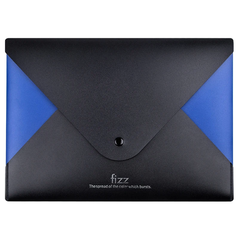 Deep blue Xiaomi Fizz конверт для подачи продукта A4 Держатель для файлов Органайзер 2 слоя большой емкости Сумка для документов Бизнес Портфель офисные поставки - Цвет: Deep blue