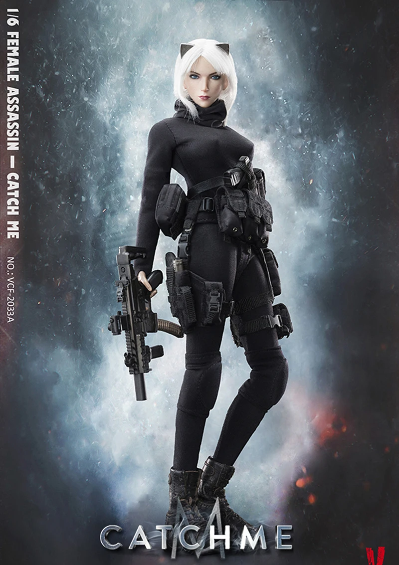 1:6 Коллекционная полный набор армия, солдатики, Женская Серия Assassin первая бомба "Catch Me" фигурка модель для фанатов коллекция подарки