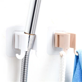 

Handheld stick on plastic Showerhead Holder Wall Mounted Bathroom Bracket