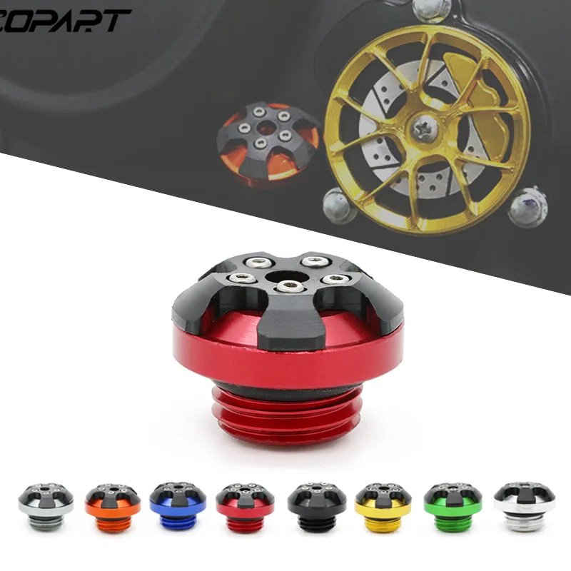 

M20*2.5 CNC Motorcycle Magnetic Engine Oil Filler Cover Screw Plug Cap Bolt For Yamaha Honda ER6F Z1000SX z800 CBR 600 RR ER6N