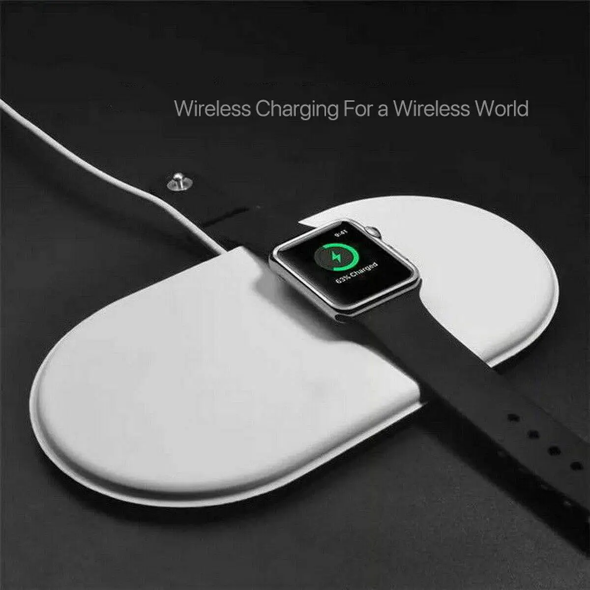 Global 3 в 1 Qi ABS пластик беспроводной зарядное устройство Pad Быстрая зарядка для Apple Watch iWatch iPhone XS