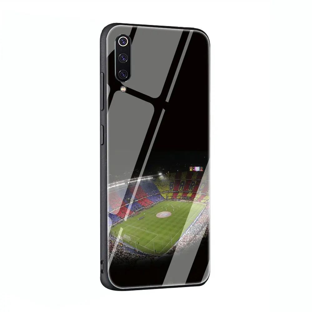 EWAU Барселона, Испания, Estadio Camp закаленное стекло чехол для телефона Xiaomi mi 8 9 Красный mi 4X 6A Note 5 6 7 Pro Pocophone F1 - Цвет: G5