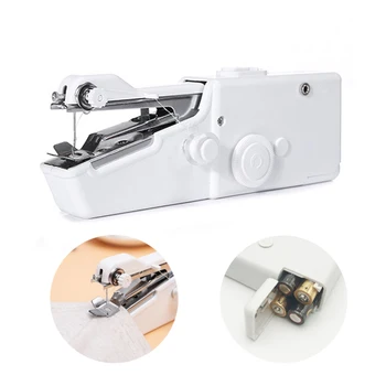 

Electric Sewing Machine maquina de coser Quick Handy Stitch Sew Needlework Cordless Clothes Fabrics Househol Portable Mini