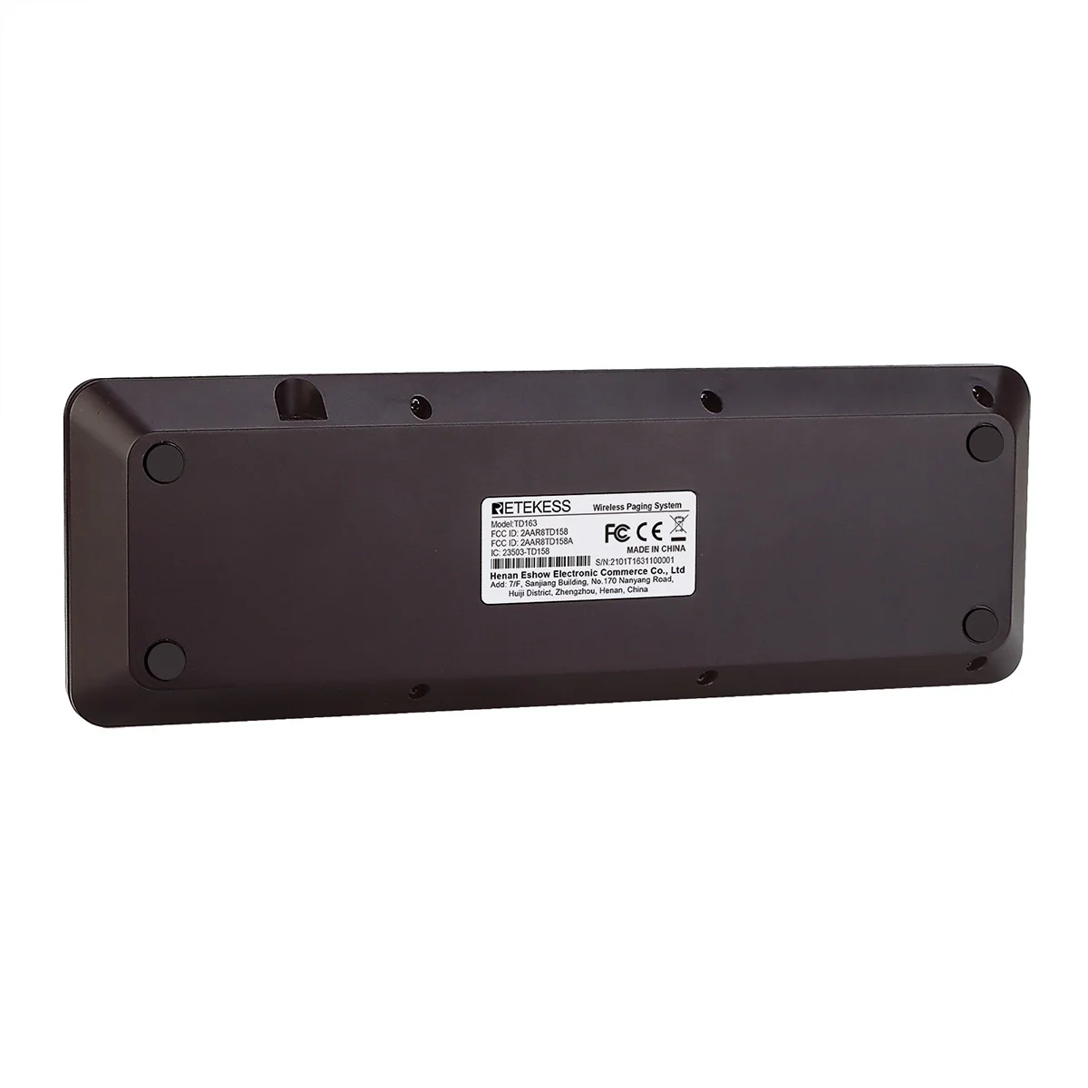 Wireless Calling System Retekess 1Pcs Keypad Transmitter For TD163 Restaurant Pager Wireless Calling Queuing System Coffee Shop Bar Food Truck Hotel