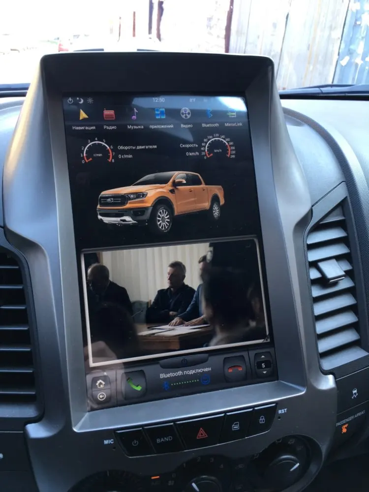 Tesla стиль Android 9 PX6 автомобильный gps-навигатор для Ford F250 2011- Авто Радио мультимедийный плеер головное устройство магнитофон
