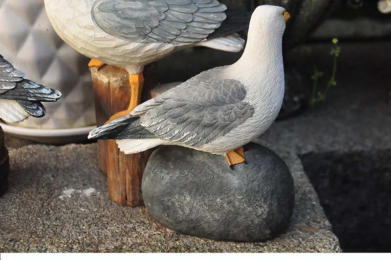 Модель чайки seabird принт с птицами Садовый пруд