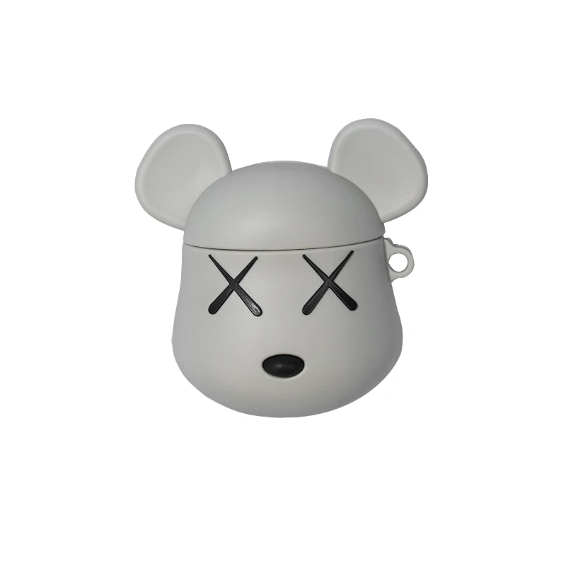 7303 Чехол для наушников airpods 1 2 Чехол Силиконовый 3D Забавный Милый мультяшный персонаж для девочек детский Женский Мягкий защитный чехол s - Цвет: 7303