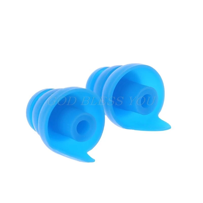 1 пара силиконовые затычки для ушей шумоподавление беруши Защита слуха 5 цветов