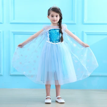 

Girl Elsa Anna Princess Dress Toy Story Woody Costumes Kids Vampirina Cinderella Baby Girl Clothes Tiana Belle Cosplay Princess