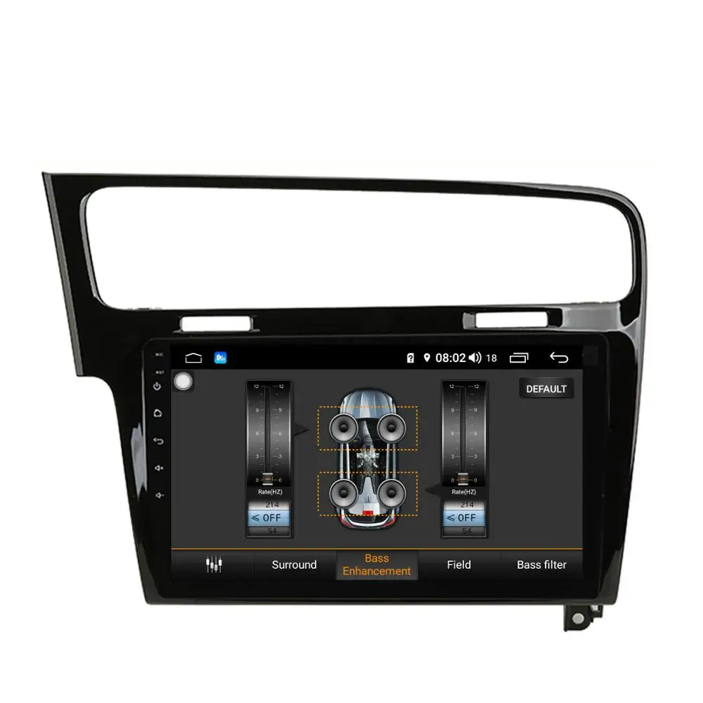 COIKA 8 Core Android 8,1 автомобильный gps Сенсорный Стерео 10,1 ''для Volkswagen Golf 7 2013- Navi Google SWC BT PIP 4+ 64G ram wifi AUX