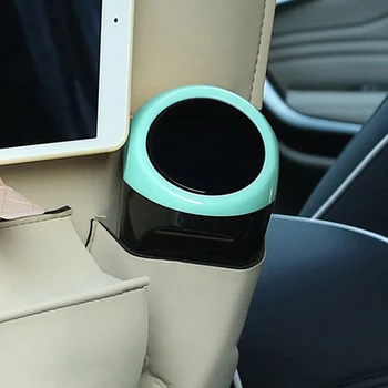 

Organizer Car Trash Can Flame-retardant ABS Plastic Waste Storage Home Kitchen