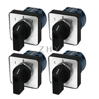 

4pcs Rotary Selector 3 Position 8 Terminal Changeover Combination Switch