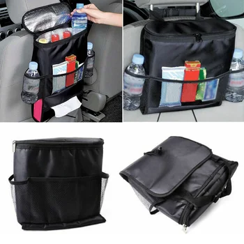 

Car Rear Seat Back Storage Bag Backrest Multi-Pocket Storage Bag Organizer Holder Travel Hanger Interior Accessories Supplies